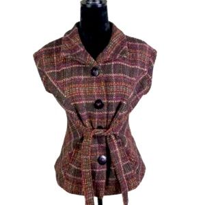 🛍️CAbi Cinch it up Vest in Sz M🛍️